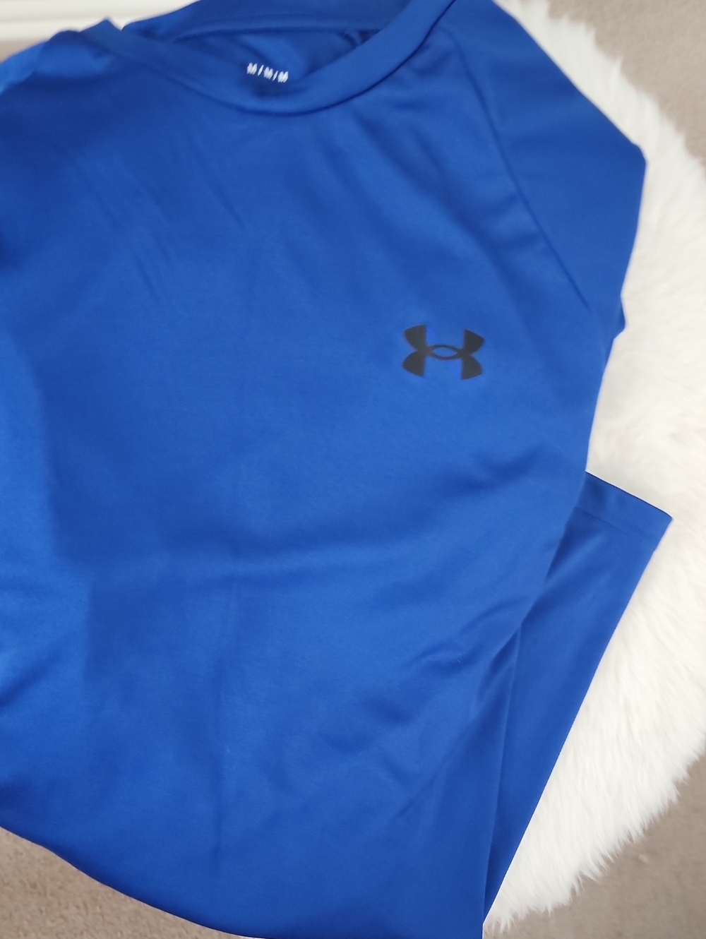 Under Armour Royal Blue Performance Tee with Chest Logo